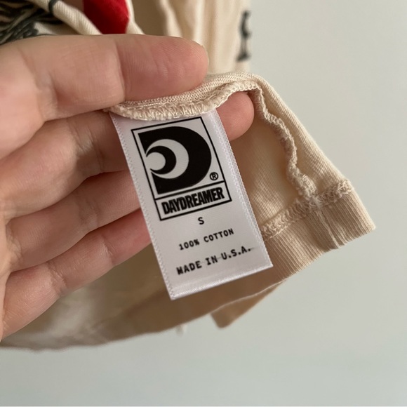 Daydreamer Free People Queen of Hearts long sleeve graphic tee Small - Picture 8 of 9